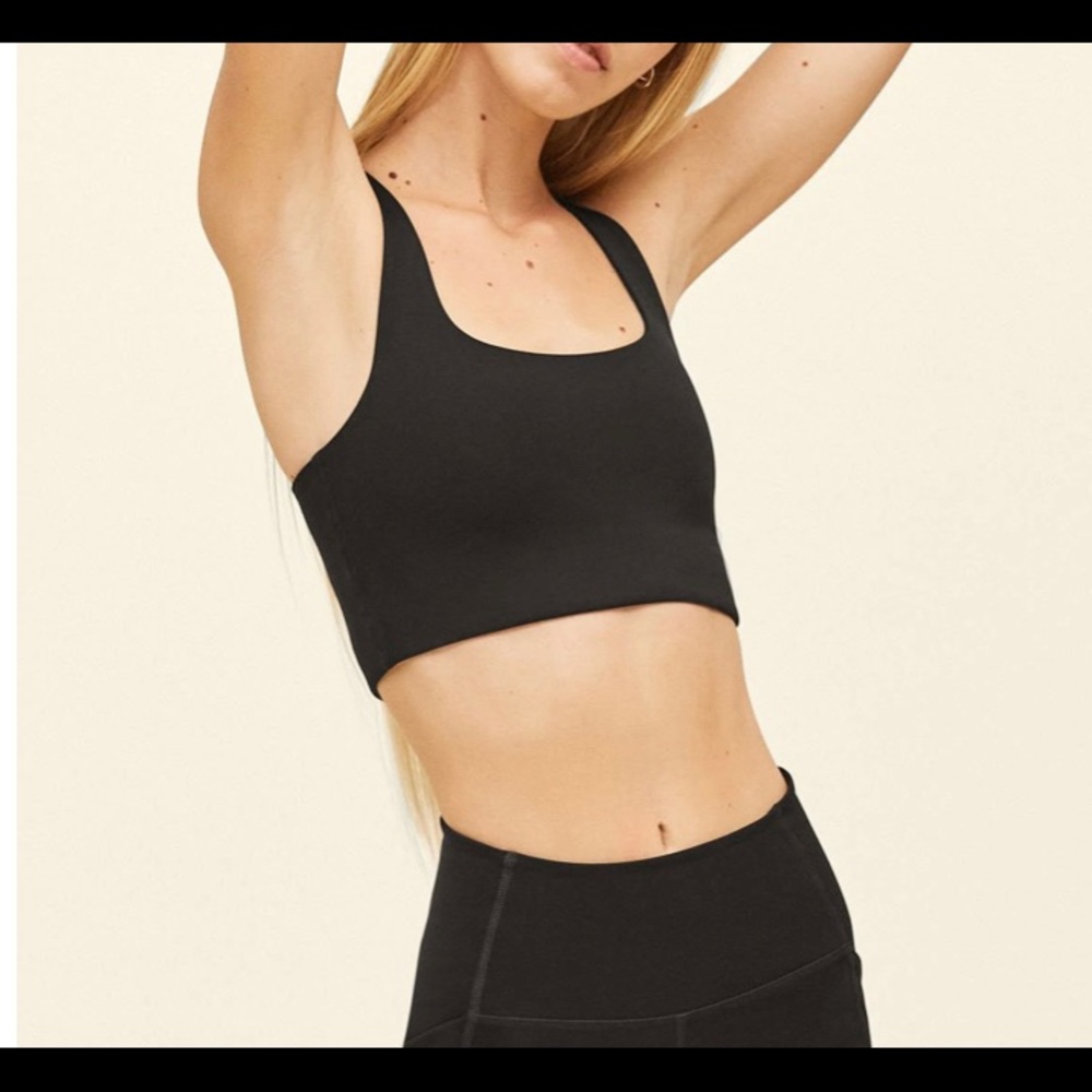 Girlfriend Collective Black Bra M